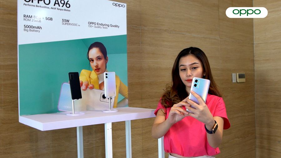 OPPO A96 Performa Berkualitas, Aktif Tanpa Batas