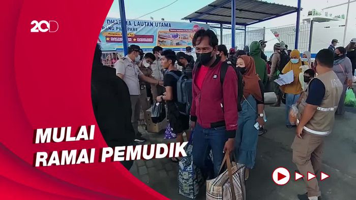 Pelabuhan Nusantara Parepare Sudah Dipadati Pemudik
