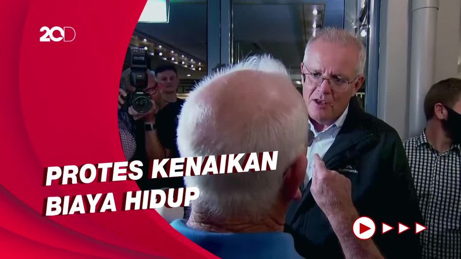 Momen PM Australia Dimaki-maki Warga saat Kampanye