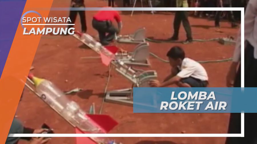 Roket Air Berbahan Dasar Botol Bekas, Lampung