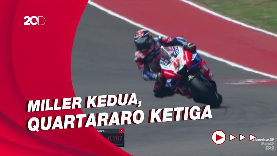 Zarco Tercepat di FP2 MotoGP Amerika Serikat, Marquez Keenam