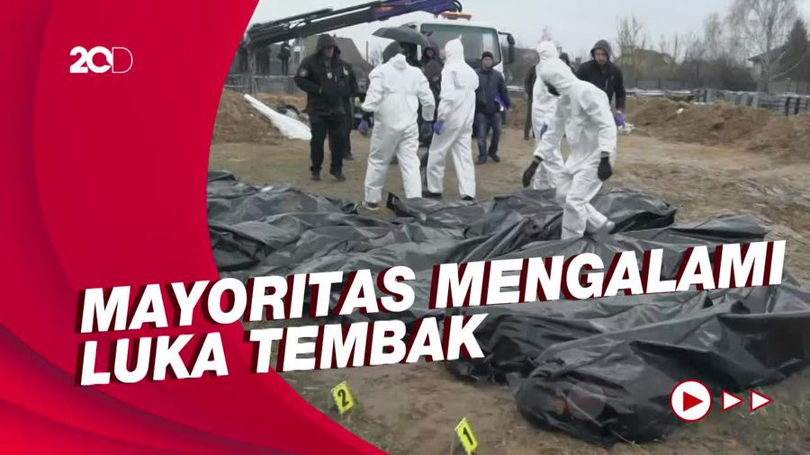 Jaksa Agung Ukraina: 67 Mayat Warga Bucha Dimakamkan di Kuburan Massal