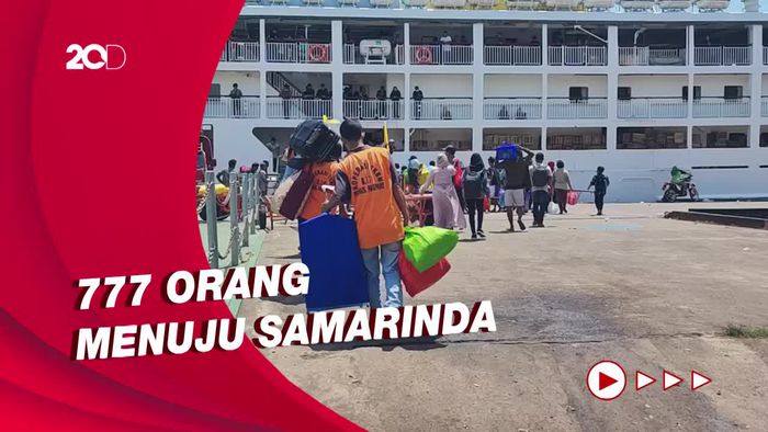 Curi Start Mudik, Ratusan Penumpang dari Sulsel Pulang Kampung ke Kalimantan