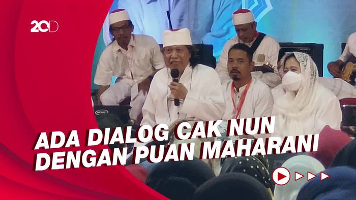 Cak Nun Hadir Buka Puasa Bersama PDIP atas Undangan Bu Mega