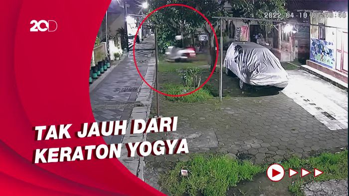 Viral Video Pelaku Klithih Dikejar Warga-Ojol Hingga ke Tamansari Yogya