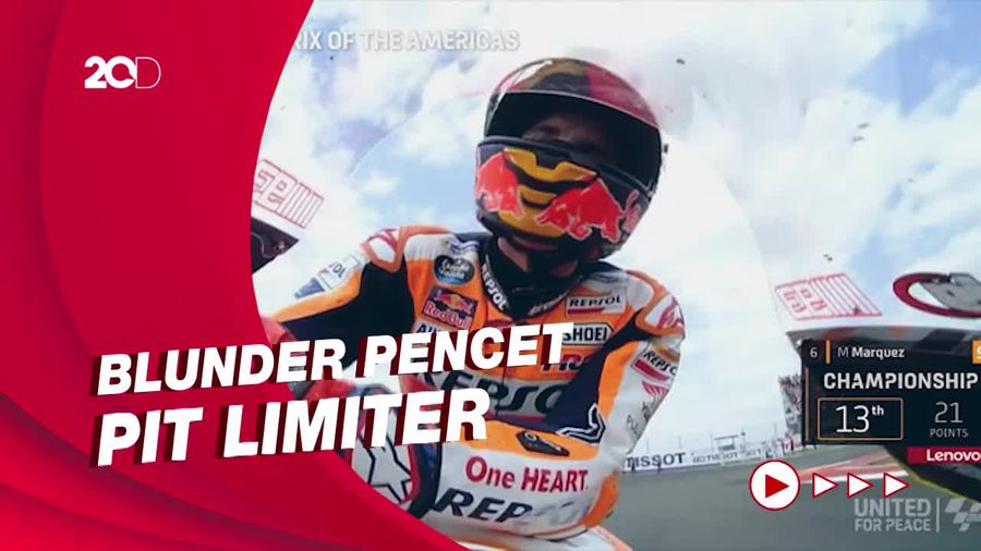 Aksi Gila Marc Marquez: Tercecer Paling Belakang, Finis Keenam