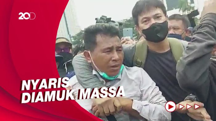 Terduga Copet Diamankan di Tengah Massa Aksi 11 April di Kawasan Monas