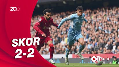 Duel Alot Manchester City Vs Liverpool Berakhir Seri