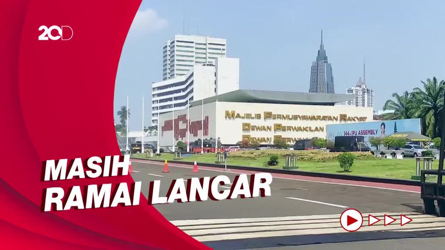 Begini Kondisi di Depan DPR Jelang Demo BEM SI Hari Ini