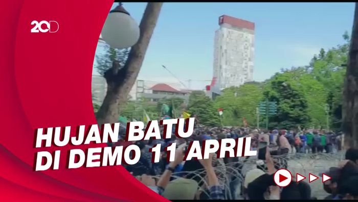 Hujan Batu-Botol di Demo 11 April di Palembang, Terduga Provokator Diciduk