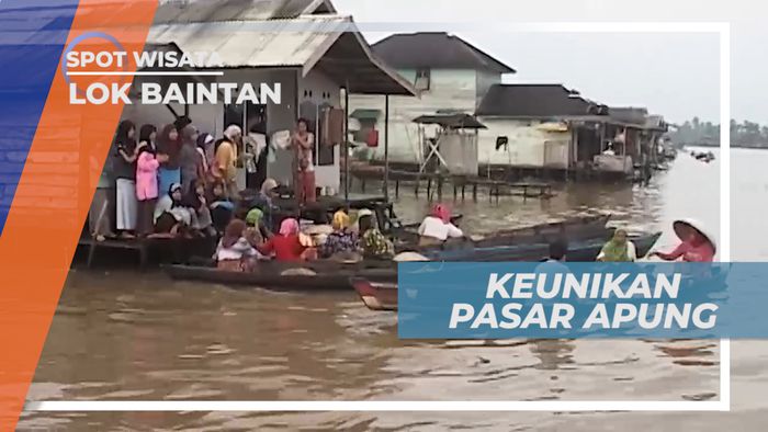Pasar Apung, Pasar Tradisional yang Beraktivitas di Atas Sungai Martapura, Lok Baintan