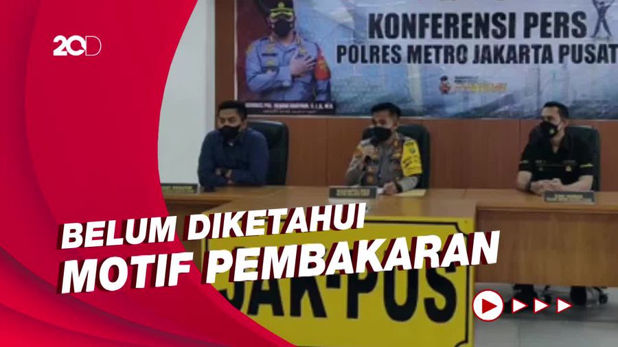 Pos Polisi Pejompongan Dibakar Pakai Bom Molotov, Motif Pelaku Didalami