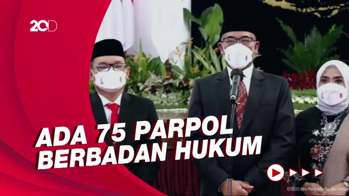 75 Parpol Berhak Jadi Peserta Pemilu 2024, Pendaftaran Dibuka 1 Agustus