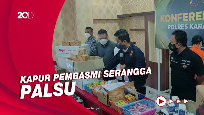 Palsukan Kapur Antiserangga, Pasutri di Karanganyar Raup Miliaran Rupiah