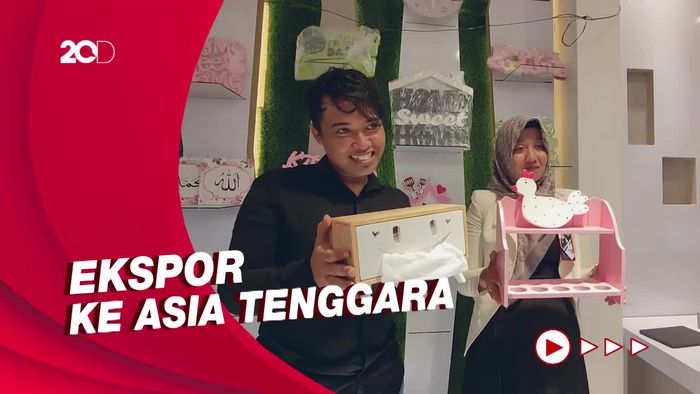 Modal Rp 300 Ribu, Pengusaha Wall Decor Kayu Ini Kini Kebanjiran Orderan