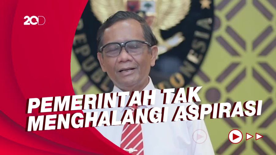 Mahfud Md Apresiasi Aksi Demo 11 April Berjalan dengan Tertib