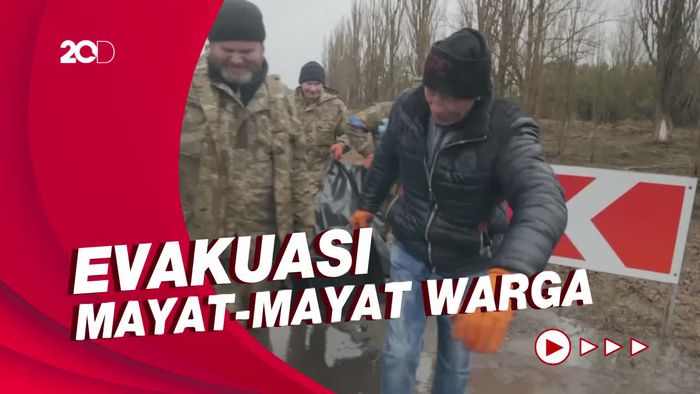 Selama Perang, Polisi Ukraina Kini Bertugas Kumpulkan Mayat-mayat