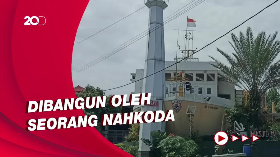 Unik! Ada Masjid di Cimahi Berbentuk Kapal Laut