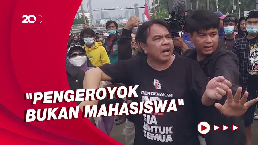 Kameramen Ade Armando Cerita Kronologi Pengeroyokan di Demo 11 April