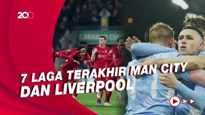 Membandingkan 7 Laga Penentu Man City dan Liverpool