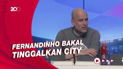 Raut Wajah Terkejut Guardiola Saat Tahu Fernandinho Bakal Hengkang