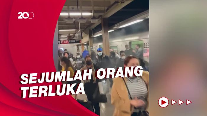 Mencekam! Kepanikan Penumpang saat Penembakan di Kereta di New York