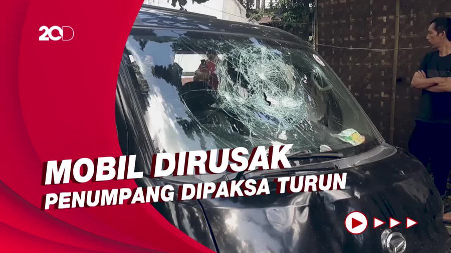 Dituduh Travel Gelap, Mobil Dirusak-Penumpang Dipaksa Turun di Tasikmalaya
