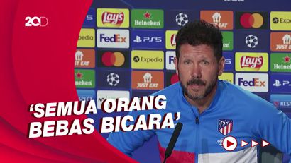 Simeone Jawab Kecaman Soal Atletico Pakai Taktik Usang