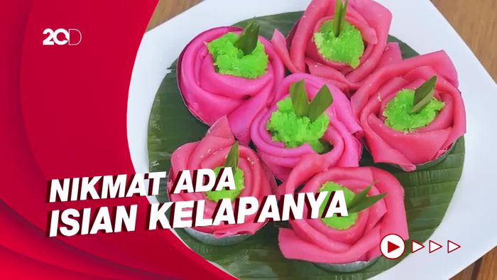 Masak Masak: Resep Takjil Dadar Gulung Bunga Mawar