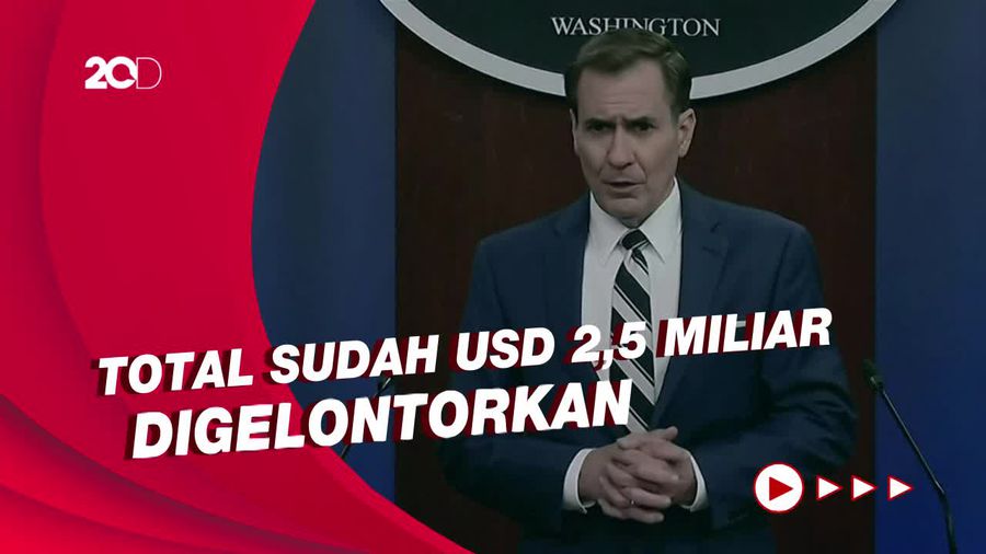 AS Kirim Tambahan Bantuan Rp 11,4 Triliun untuk Ukraina