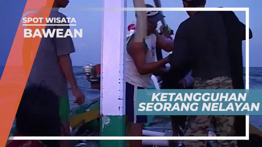 Berangkat Sejak Dini Hari, Perjuangan Nelayan Bawean Saat Berburu Lobster, Jawa Timur