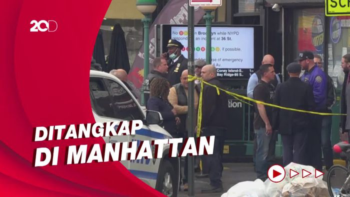 Pelaku Penembakan di Stasiun Kereta Bawah Tanah New York Ditangkap!