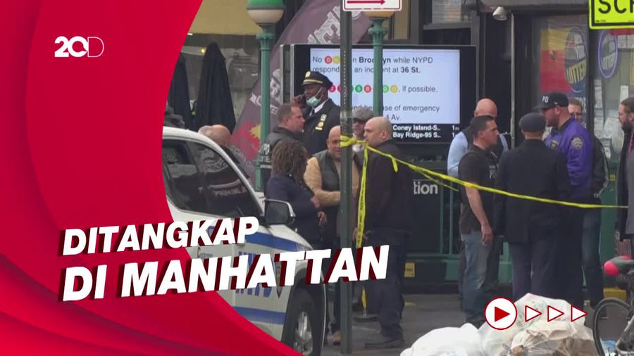 Pelaku Penembakan di Stasiun Kereta Bawah Tanah New York Ditangkap!