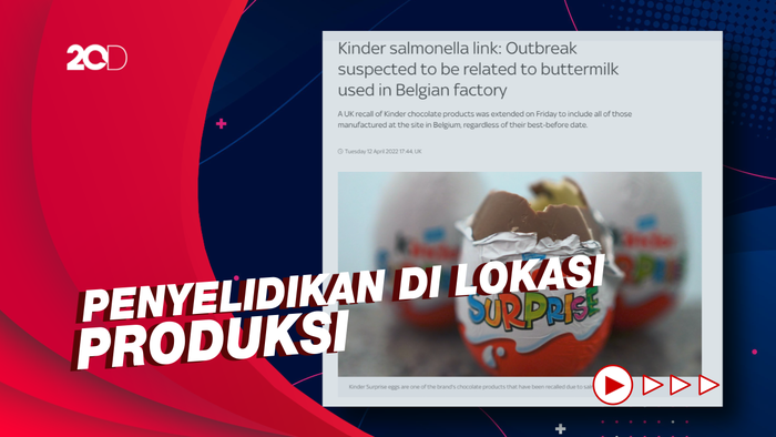 Kemungkinan Sumber Kontaminasi Salmonella Cokelat Kinder