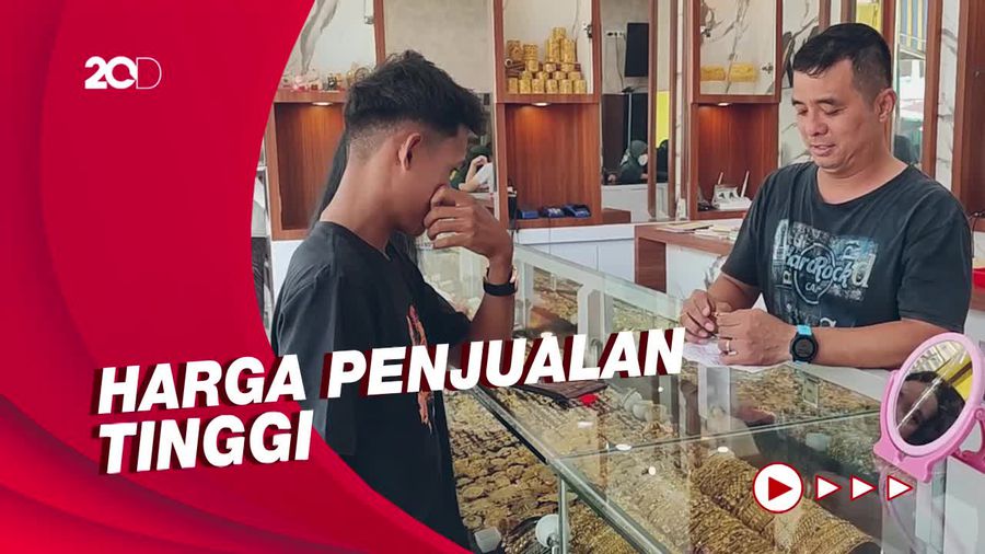 Harga Emas Naik, Warga di Parepare Ramai-ramai Jual Emas