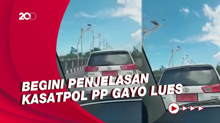 Viral Mobil Kasatpol PP Gayo Lues Halangi Ambulans Hingga Terserempet