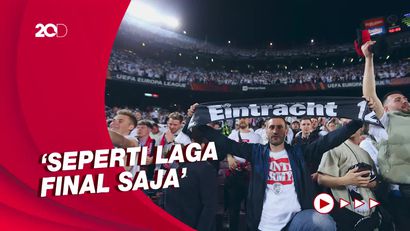 Barcelona Kandas, Xavi Bingung Camp Nou Dikuasai Suporter Frankfurt