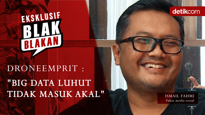 Blak-blakan Ismail Fahmi, DroneEmprit : Big Data Luhut Tidak Masuk Akal