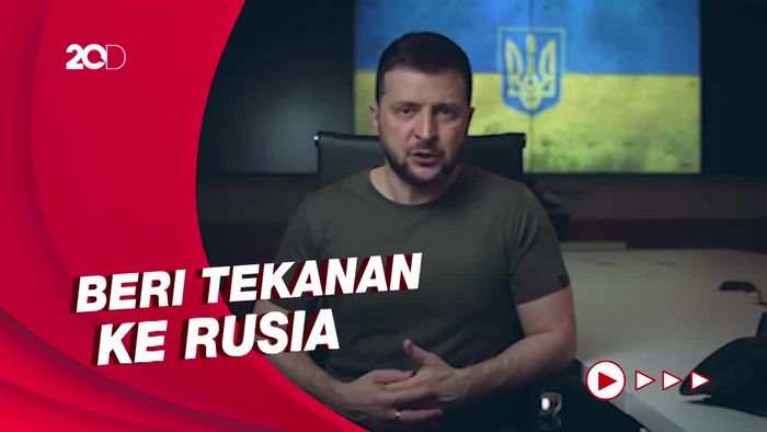Presiden Ukraina Minta Embargo Minyak Rusia Agar Perang Segera Berakhir