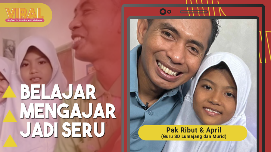 Keakraban Pak Ribut & April, Guru Murid yang Viral di Tiktok 