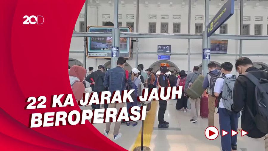 Hari Ini Ada 3.800 Orang Mudik dari Stasiun Pasar Senen