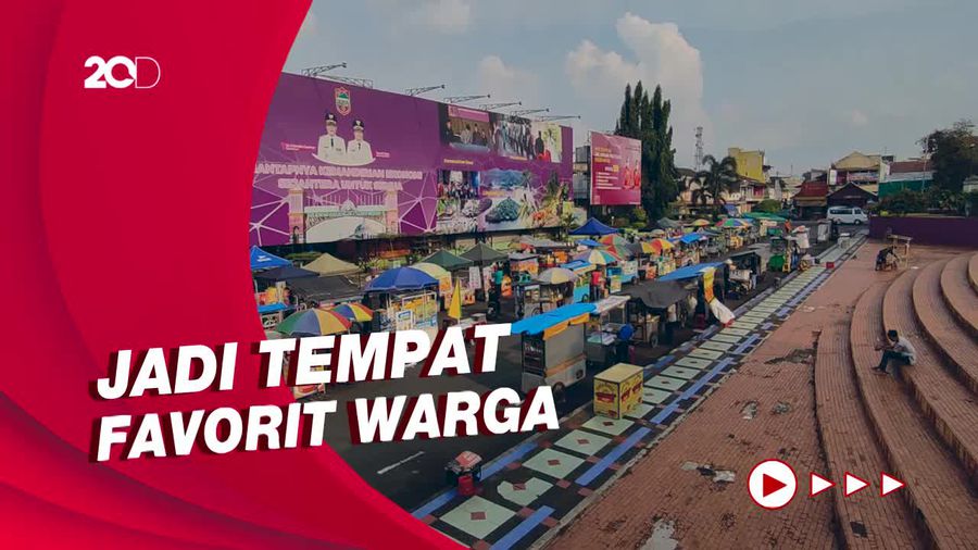 Suasana Ngabuburit di Alun-alun Ciamis, Sambil Berburu Takjil
