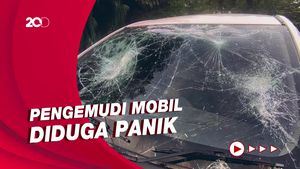 Tabrak Sejumlah Motor, Mobil WNA Timteng Hancur Diamuk Massa di Cianjur