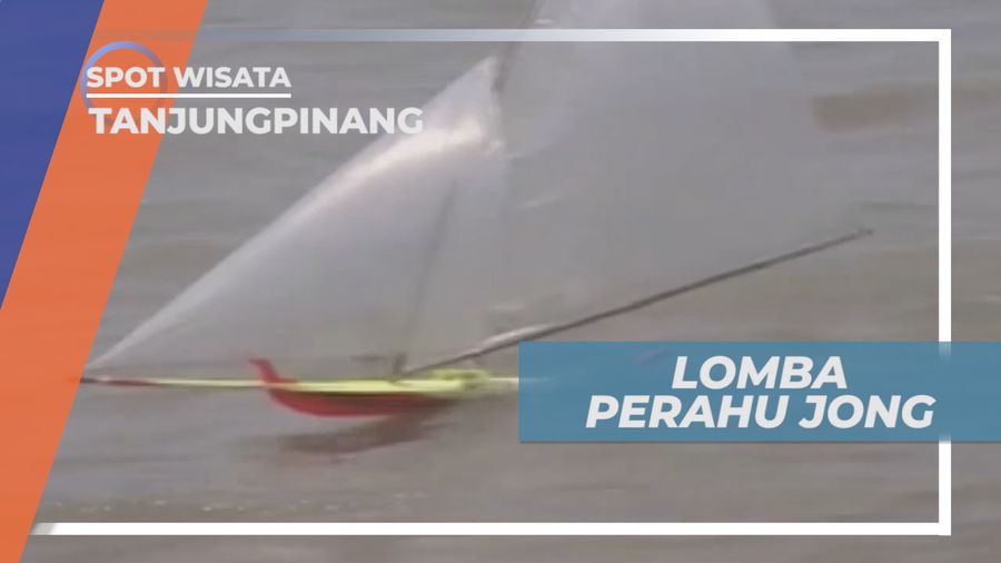 Adu Cepat Lomba Perahu Jong Sejauh 100 Meter, Pangkalpinang
