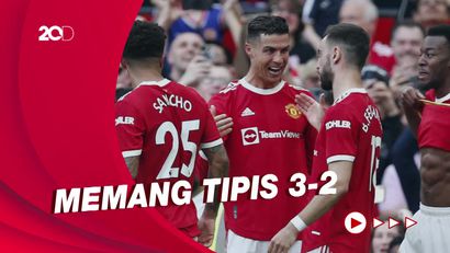Hat-trick Ronaldo Menangkan Setan Merah dari Norwich