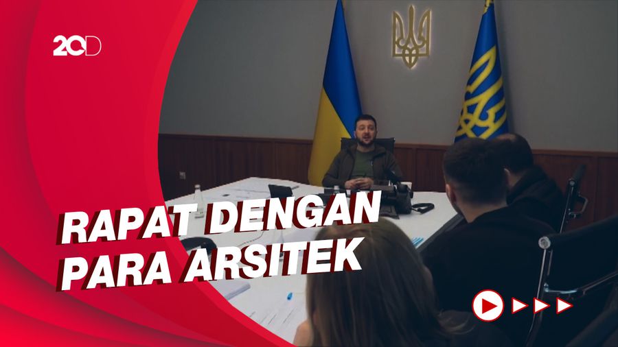 Presiden Zelensky Mulai Rencanakan Rekonstruksi Ukraina