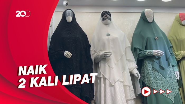 Tren Jilbab di Pasar Tanah Abang yang Diburu Warga Jelang Lebaran
