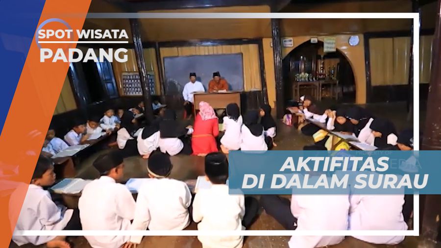 Lantunan Merdu Suara Santri Mengaji di Surau Lubuk Bauk, Padang