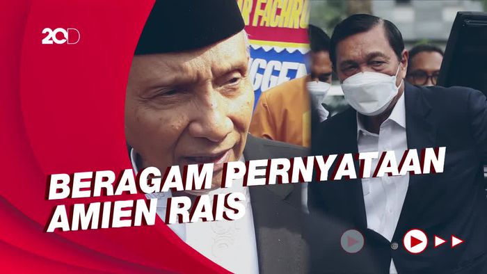 Gencarnya Amien Rais Serang Luhut Binsar Pandjaitan