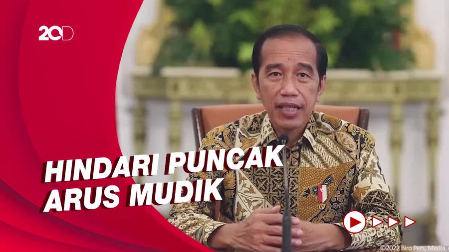 Jokowi Imbau Masyarakat Mudik Lebih Awal, Hindari Kemacetan Parah